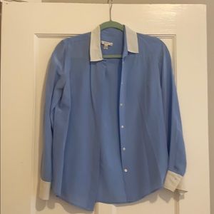 J.Crew Blue Silk blouse